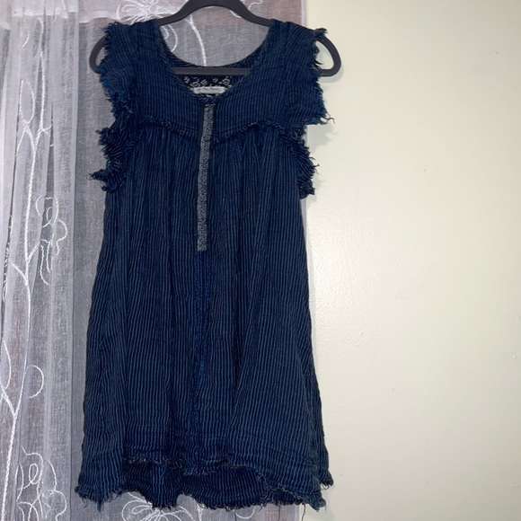 We the Free Spring/Summer blue flowy dress - Picture 2 of 4